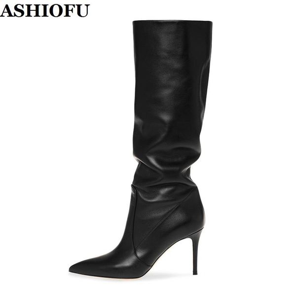 boots ashiofu handmade classic ladies high heel faux-leather party prom mid-calf plus size evening fashion winter, Black
boots ashiofu handmade classic ladies high heel faux-leather party prom mid-calf plus size evening fashion winter, Black