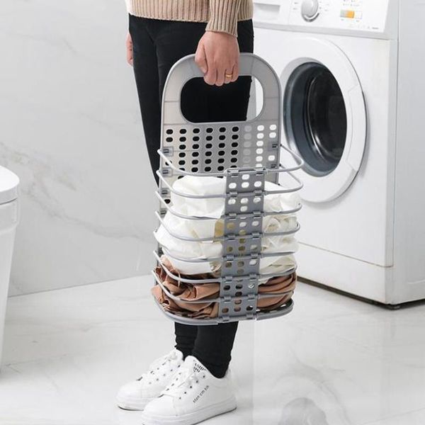 large folding laundry basket household plastic storage basket sundries wall-mounted organizer household storage container
large folding laundry basket household plastic storage basket sundries wall-mounted organizer household storage container
