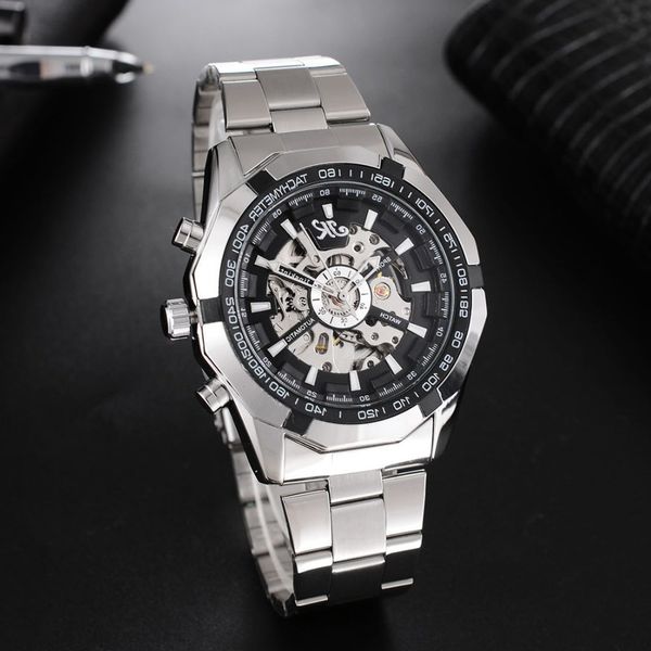 2019 mens skeleton watches sier gold stainless steel waterproof brand luxury transparent mechanical male wrist watch new, Slivery;brown
2019 mens skeleton watches sier gold stainless steel waterproof brand luxury transparent mechanical male wrist watch new, Slivery;brown
