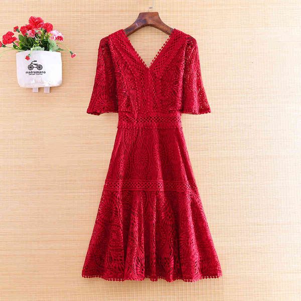 casual dresses dress the spring summer women lace style retro embroidery slim v-neck hollow out elegant lady party dress 7fks, Black;gray
casual dresses dress the spring summer women lace style retro embroidery slim v-neck hollow out elegant lady party dress 7fks, Black;gray