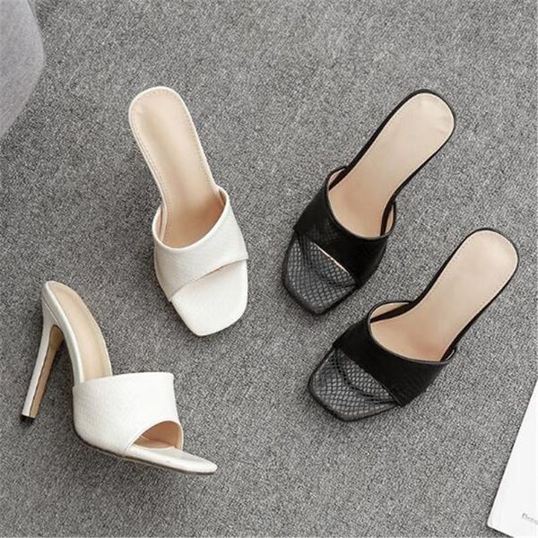 sandals women pu slip on 11cm thin heels high square toe shallow shoes sandalias mujer 2021 size 35-42 black white
sandals women pu slip on 11cm thin heels high square toe shallow shoes sandalias mujer 2021 size 35-42 black white