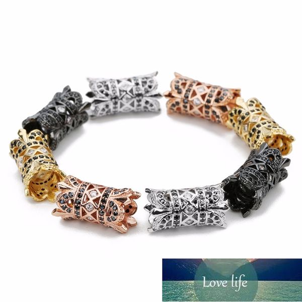 louleur diy black cz big hole spacer beads 10x12mm hollow copper crystal beads for jewelry making bracelets findings wholesale
louleur diy black cz big hole spacer beads 10x12mm hollow copper crystal beads for jewelry making bracelets findings wholesale