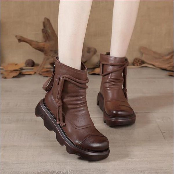 boots ankle genuine leather for women 2021 autumn winter cross strappy vintage punk flat ladies shoes woman botas mu, Black
boots ankle genuine leather for women 2021 autumn winter cross strappy vintage punk flat ladies shoes woman botas mu, Black