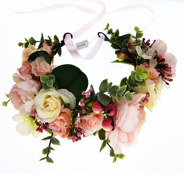 wholesale pink flower crown festival headpiece women hair accessories headdress baby crown floral garland wedding qylcla
wholesale pink flower crown festival headpiece women hair accessories headdress baby crown floral garland wedding qylcla