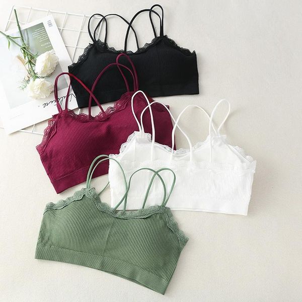 gym clothing seamless sports bra lace underwear back cross strappy brassiere sport femme pad fitness crop, White;black
gym clothing seamless sports bra lace underwear back cross strappy brassiere sport femme pad fitness crop, White;black