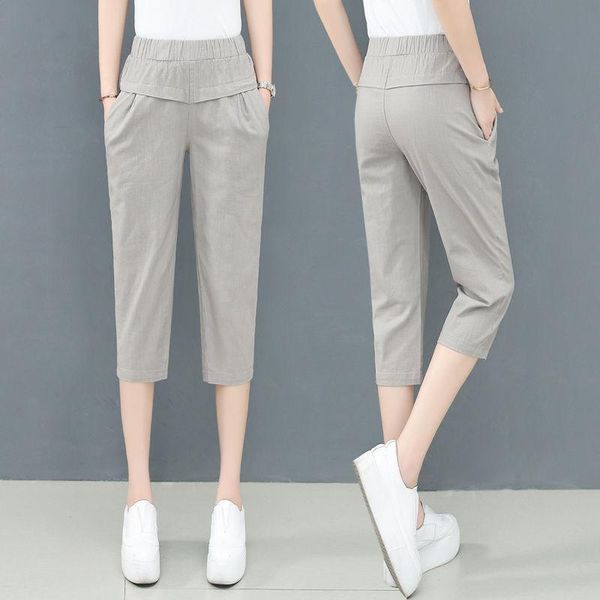 women's pants & capris 2021 women chic summer drawstring harem loose female ice-silk with pockets high waist trousers c44, Black;white
women's pants & capris 2021 women chic summer drawstring harem loose female ice-silk with pockets high waist trousers c44, Black;white