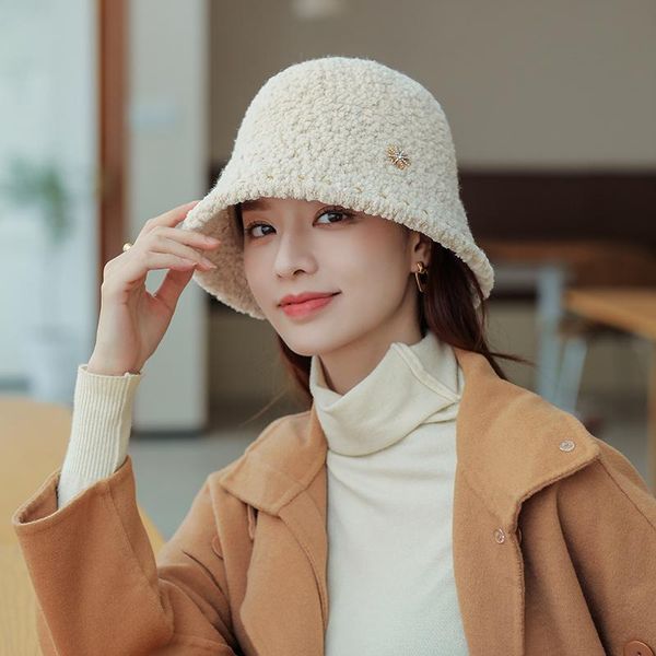 wide brim hats lamb cashmere fisherman hat retro knitted wool basin bucket winter women fashion solid color fur cap, Blue;gray
wide brim hats lamb cashmere fisherman hat retro knitted wool basin bucket winter women fashion solid color fur cap, Blue;gray