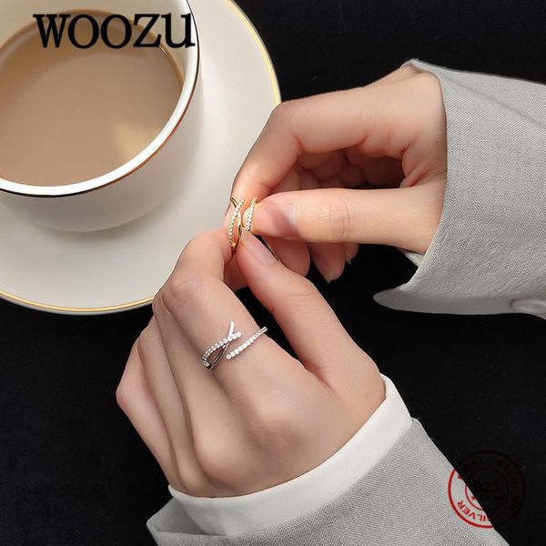 cluster rings woozu real 925 sterling silver punk cross cz zircon open finger for women party classic hip hop rock jewelry gift, Golden;silver
cluster rings woozu real 925 sterling silver punk cross cz zircon open finger for women party classic hip hop rock jewelry gift, Golden;silver