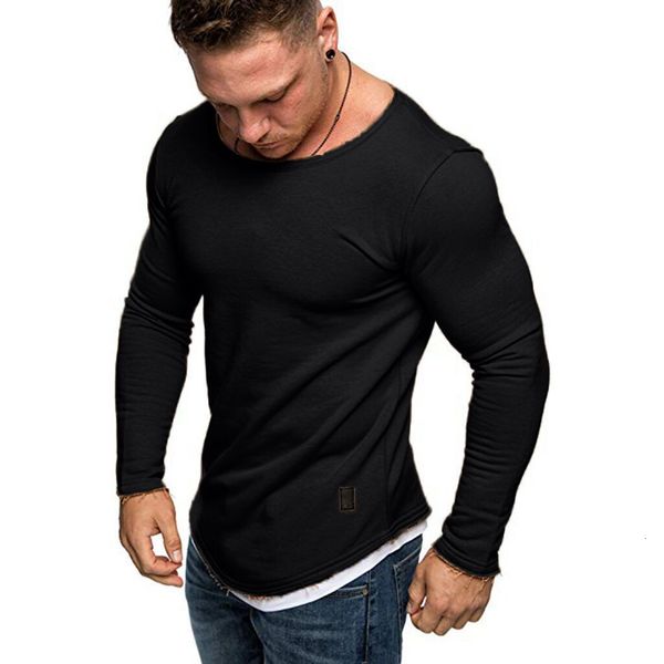 mens solid color tshirts skateboard long sleeve slim fit spring autumn fitness homme tshirt, White;black
mens solid color tshirts skateboard long sleeve slim fit spring autumn fitness homme tshirt, White;black