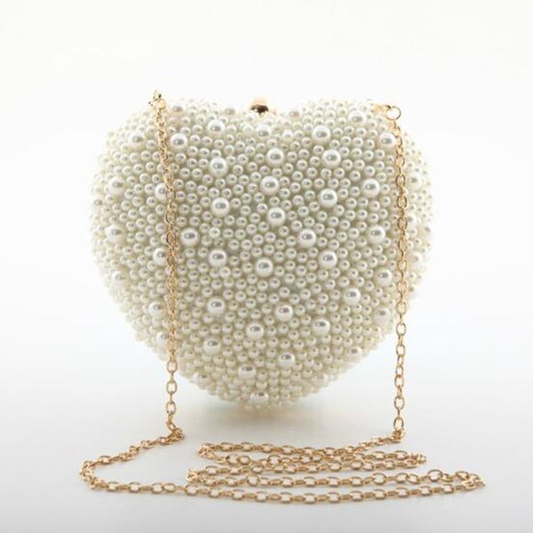 fashion heart-shaped pearl clutch handbag banquet atmosphere craftsmanship hand-embroidered bag princess three-dimensional shoulder diagonal, Black
fashion heart-shaped pearl clutch handbag banquet atmosphere craftsmanship hand-embroidered bag princess three-dimensional shoulder diagonal, Black