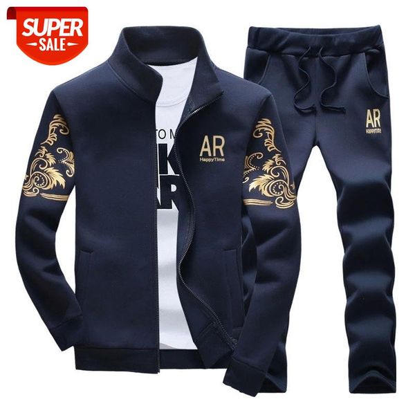 Men's Sportswear Sets 2020 Spring Autumn Male Casual Tracksuit Men 2 Piece Zipper Sweatshirt + Sweatpants Brand Track Suit Set #rn1l, Gray
Men's Sportswear Sets 2020 Spring Autumn Male Casual Tracksuit Men 2 Piece Zipper Sweatshirt + Sweatpants Brand Track Suit Set #rn1l, Gray
