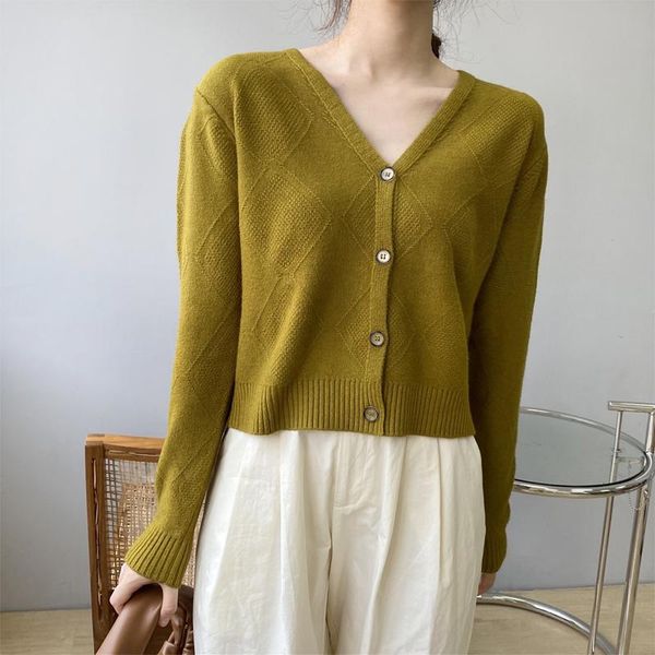 women's knits & tees spring and autumn women's casual solid color v-neck long-sleeved cardigan sweater, White
women's knits & tees spring and autumn women's casual solid color v-neck long-sleeved cardigan sweater, White