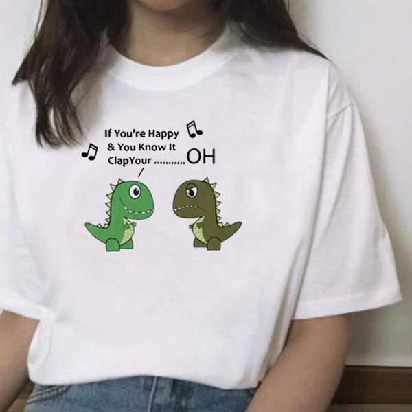 women's t-shirt casual harajuku shirt t femme funny animal print women summer short sleeve tee camiseta mujer, White
women's t-shirt casual harajuku shirt t femme funny animal print women summer short sleeve tee camiseta mujer, White