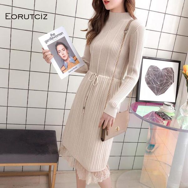 casual dresses eorutciz winter lace sweater dress women knitting tunic basic turtleneck spring long sleeve lm340, Black;gray
casual dresses eorutciz winter lace sweater dress women knitting tunic basic turtleneck spring long sleeve lm340, Black;gray