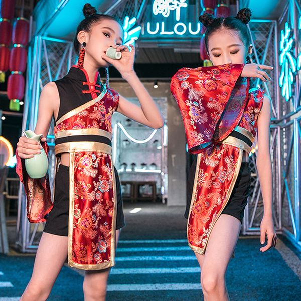 chinese style girls clothes for festival clothing stage red suit cosplay ancient costume hip hop jazz dance outfit rave 1619, Black;red
chinese style girls clothes for festival clothing stage red suit cosplay ancient costume hip hop jazz dance outfit rave 1619, Black;red