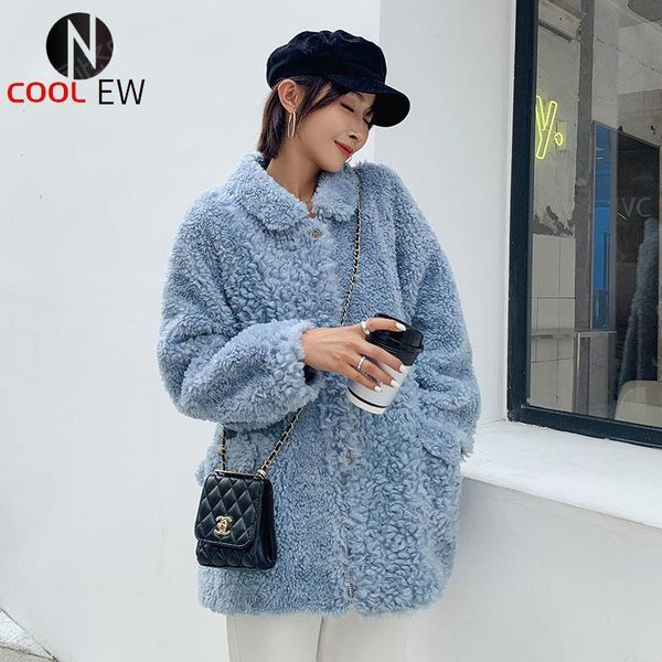 women's fur & faux ptslan genuine wool suede coat real jacket shearing, Black
women's fur & faux ptslan genuine wool suede coat real jacket shearing, Black