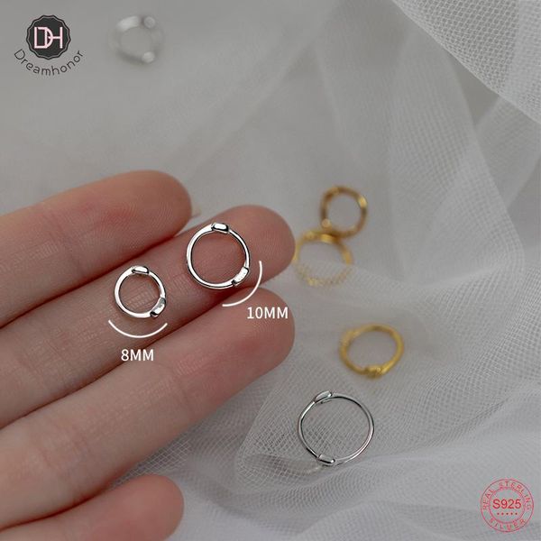 hoop & huggie dreamhonor genuine 100% 925 sterling silver minimalist golden line circle round hook earrings for women jewelry gift, Golden;silver
hoop & huggie dreamhonor genuine 100% 925 sterling silver minimalist golden line circle round hook earrings for women jewelry gift, Golden;silver