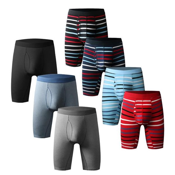 underpants mens long leg underwear boxer man cotton boxershorts printed stripe male open pouch panties shorts pack, Black;white
underpants mens long leg underwear boxer man cotton boxershorts printed stripe male open pouch panties shorts pack, Black;white