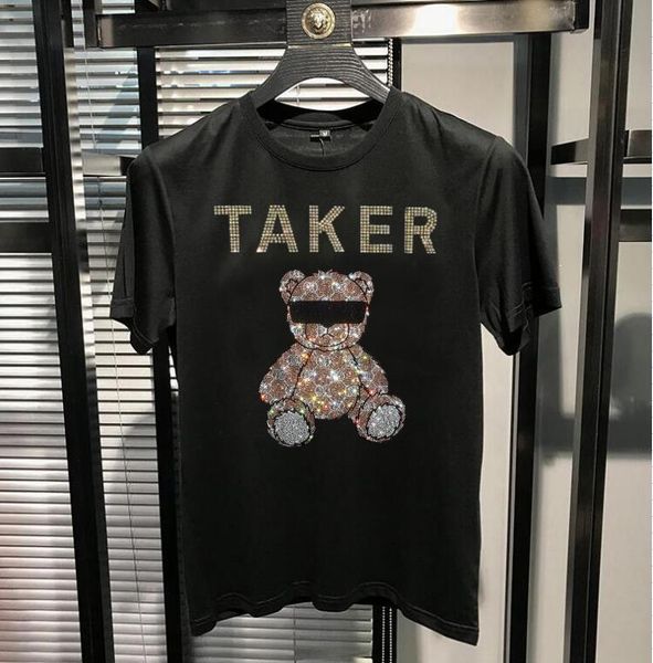 2021 summer men's t-shirts short-sleeved 100% cotton slim fit summer casual tees males t-shirts, White;black
2021 summer men's t-shirts short-sleeved 100% cotton slim fit summer casual tees males t-shirts, White;black