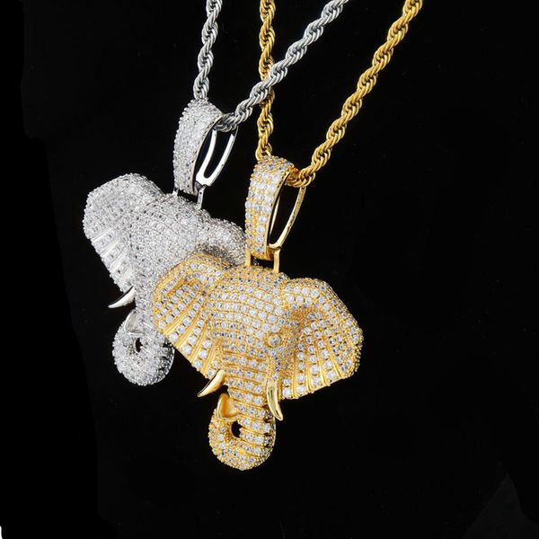 hip hop necklace elephant pendant necklace personality trend man zircon pendant necklace fashion personality jewelry necklaces, Silver
hip hop necklace elephant pendant necklace personality trend man zircon pendant necklace fashion personality jewelry necklaces, Silver