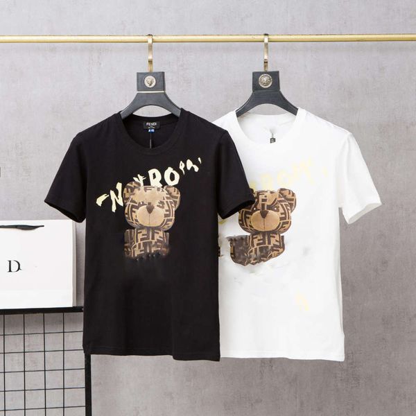 summer men's short-sleeved t shirt bear is made of 200g cotton to wick away perspiration and ventilation can't afford the ball, White;black
summer men's short-sleeved t shirt bear is made of 200g cotton to wick away perspiration and ventilation can't afford the ball, White;black