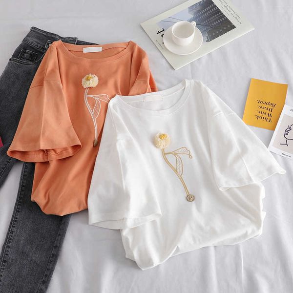 hxjjp the korean cotton short-sleeve t-shirt for summer is a versatile casual women 210607, White
hxjjp the korean cotton short-sleeve t-shirt for summer is a versatile casual women 210607, White