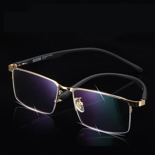 fashion sunglasses frames high-quality half-frame myopia frame men's business finished flat mirror prescription ip plating, Black
fashion sunglasses frames high-quality half-frame myopia frame men's business finished flat mirror prescription ip plating, Black
