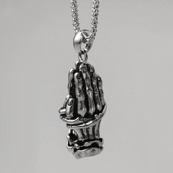 pendant necklaces wholesale men's double handed buddhism hand necklace for men women punk rock long chain religion jewelry, Silver
pendant necklaces wholesale men's double handed buddhism hand necklace for men women punk rock long chain religion jewelry, Silver