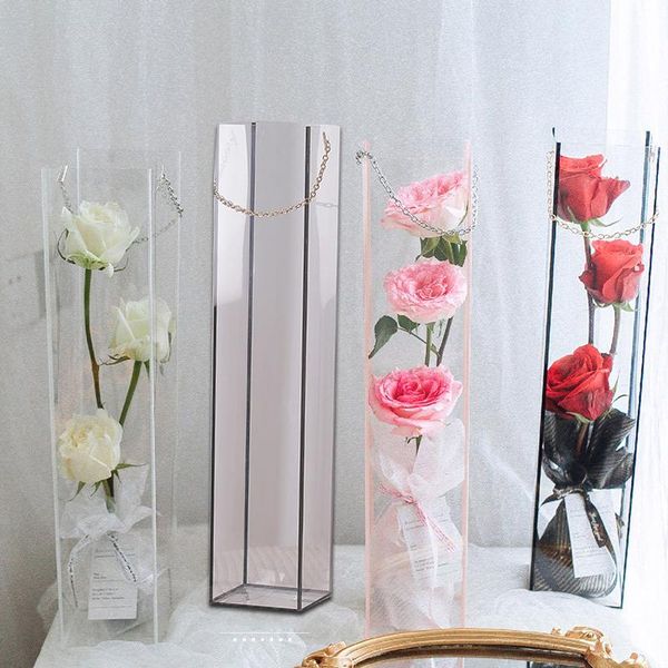 gift wrap flower packing pvc box transparent portable boxes christmas clear wrapping mother's valentine's day bags
gift wrap flower packing pvc box transparent portable boxes christmas clear wrapping mother's valentine's day bags