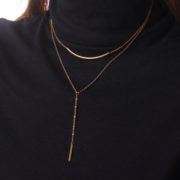 pendant necklaces cazador fashion multilayer goemetric necklace women stainless steel party wedding engagement jewelry gifts wholesale, Silver
pendant necklaces cazador fashion multilayer goemetric necklace women stainless steel party wedding engagement jewelry gifts wholesale, Silver