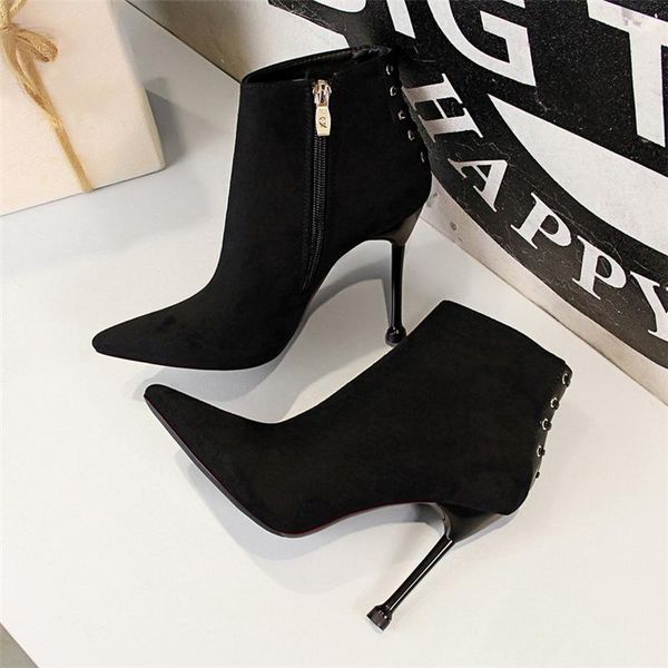 boots 2021 women fashion 10cm super high heels pumps lace up pointed toe ankle nightclub suede party shoes, Black
boots 2021 women fashion 10cm super high heels pumps lace up pointed toe ankle nightclub suede party shoes, Black