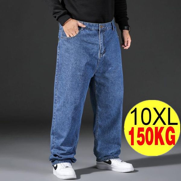 men's jeans 10xl oversize clothing plus size cotton mens casual pants streetwear trend fat guy breathable loose trousers, Blue
men's jeans 10xl oversize clothing plus size cotton mens casual pants streetwear trend fat guy breathable loose trousers, Blue