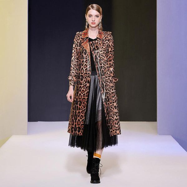 women's trench coats autumn 2021 european and american snake fur flannel long sleeve lace up waist windbreaker leopard coat, Tan;black
women's trench coats autumn 2021 european and american snake fur flannel long sleeve lace up waist windbreaker leopard coat, Tan;black