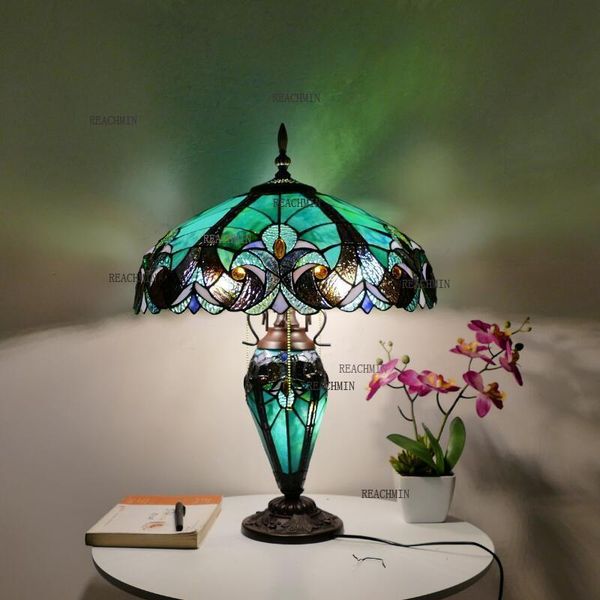 table lamps american pastoral tiffany bedroom bedside lamp decorative european mediterranean warm living room study
table lamps american pastoral tiffany bedroom bedside lamp decorative european mediterranean warm living room study