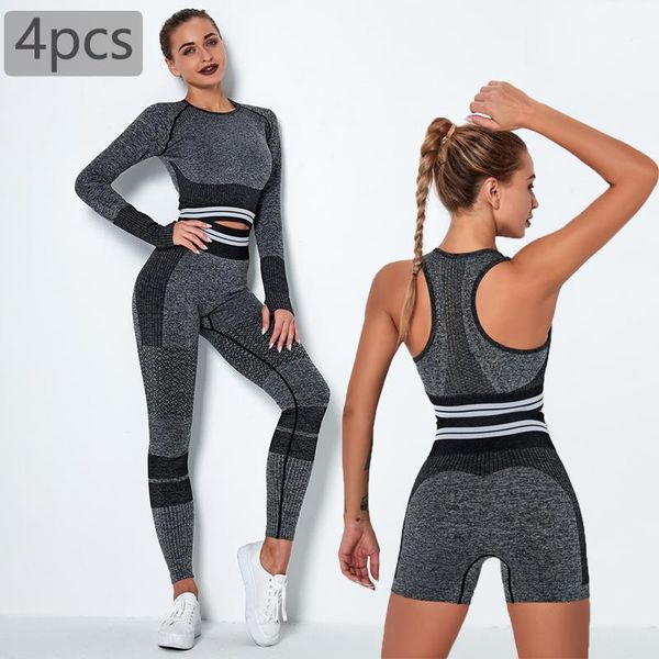 seamless yoga set 4pcs women fitness sports suits pants+shorts+bra+ crop shirts high waist leggings yoga suit gym clothes, White;red
seamless yoga set 4pcs women fitness sports suits pants+shorts+bra+ crop shirts high waist leggings yoga suit gym clothes, White;red