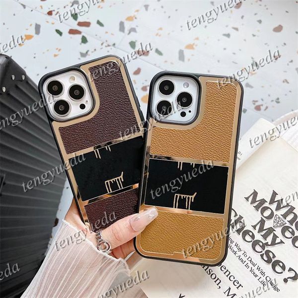 fashion designer phone cases for iphone 14 14pro 14plus 13 13pro 12 12pro 11 pro max electroplating leather luxury cellphone case cover fashion designer phone cases for iphone 14 14pro 14plus 13 13pro 12 12pro 11 pro max electroplating leather luxury cellphone case cover