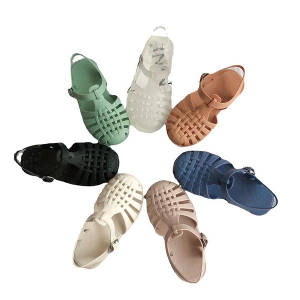 sandals boys girls jelly shoes children's baby soft bottom summer sandalias para niñas, Black;red
sandals boys girls jelly shoes children's baby soft bottom summer sandalias para niñas, Black;red