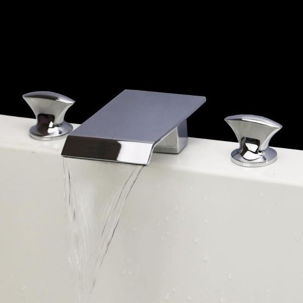 bathroom sink faucets modern waterfall 3 holes widespread lavatory faucet tap in chrome finish deck mounted square
bathroom sink faucets modern waterfall 3 holes widespread lavatory faucet tap in chrome finish deck mounted square