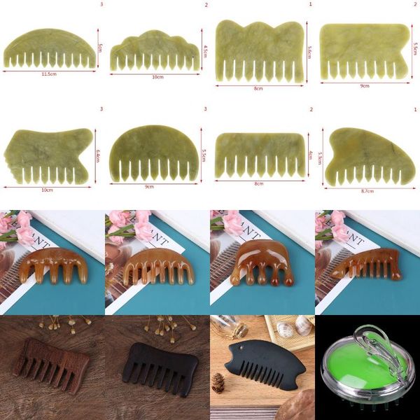 hair brushes 1pc chinese nature jade wood comb guasha facial massage spa acupuncture head therapy trigger point treatment on beauty tool, Silver
hair brushes 1pc chinese nature jade wood comb guasha facial massage spa acupuncture head therapy trigger point treatment on beauty tool, Silver