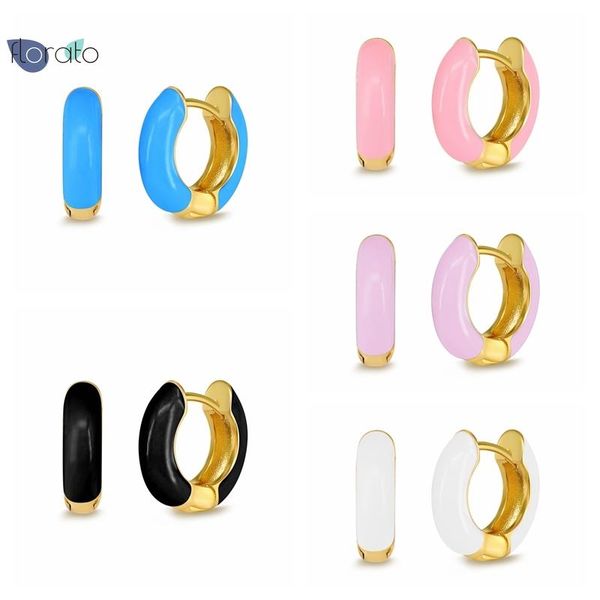 hoop & huggie florato round epoxy color earrings 925 sterling silver personality all-match 24k gold mini earring for women fine jewelry, Golden;silver
hoop & huggie florato round epoxy color earrings 925 sterling silver personality all-match 24k gold mini earring for women fine jewelry, Golden;silver