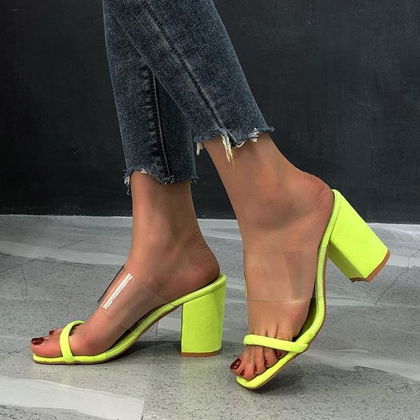 2021 new women transparent sandals ladies high heel slippers candy color open toes thick heel fashion female slides summer shoes, Black
2021 new women transparent sandals ladies high heel slippers candy color open toes thick heel fashion female slides summer shoes, Black