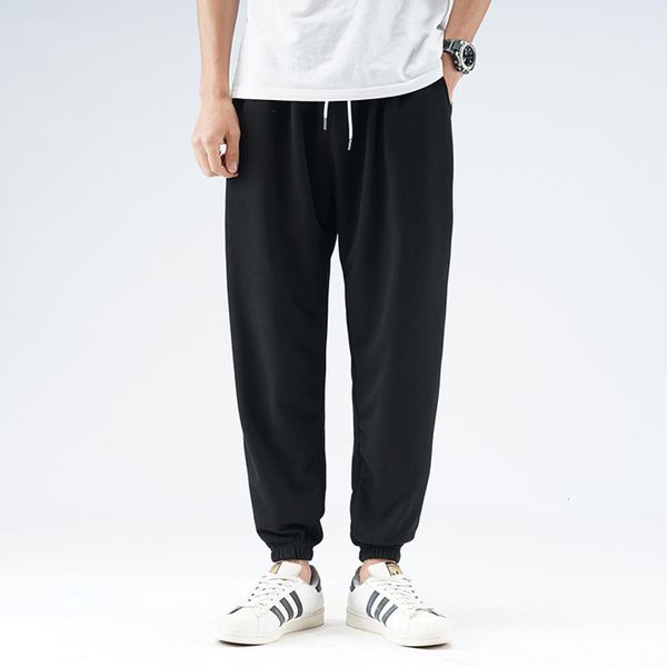 men's spring and autumn trend simple thin versatile loose legged sports casual pants capris, Black
men's spring and autumn trend simple thin versatile loose legged sports casual pants capris, Black