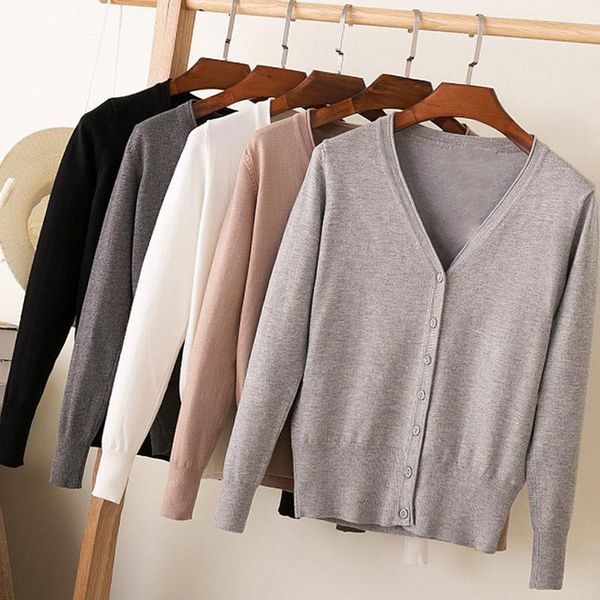 women's sweaters 2021 fashion casual women cardigan sweet crochet knitted long sleeve thin spring autumn cardigans bs88, White;black
women's sweaters 2021 fashion casual women cardigan sweet crochet knitted long sleeve thin spring autumn cardigans bs88, White;black
