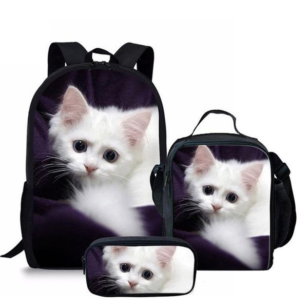 3pcs set adorable kitten school bag cat for girls boys orthopedic backpack schoolbag in primary students kids book bagpack
3pcs set adorable kitten school bag cat for girls boys orthopedic backpack schoolbag in primary students kids book bagpack