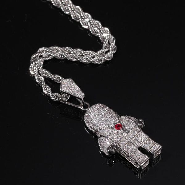 pendant necklaces 2021 men hip hop iced out bling astronaut pave setting cubic zirconia male charm necklace hiphop jewelry gifts, Silver
pendant necklaces 2021 men hip hop iced out bling astronaut pave setting cubic zirconia male charm necklace hiphop jewelry gifts, Silver