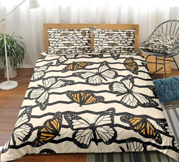 3pcs butterfly duvet cover set animal bedding kids boys girls stripe quilt cover white yellow bed set black king dropship
3pcs butterfly duvet cover set animal bedding kids boys girls stripe quilt cover white yellow bed set black king dropship