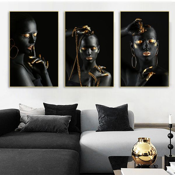 canvas print black woman with golden finger and lips oil painting african women poster home decor canvas wall art pictures mural
canvas print black woman with golden finger and lips oil painting african women poster home decor canvas wall art pictures mural