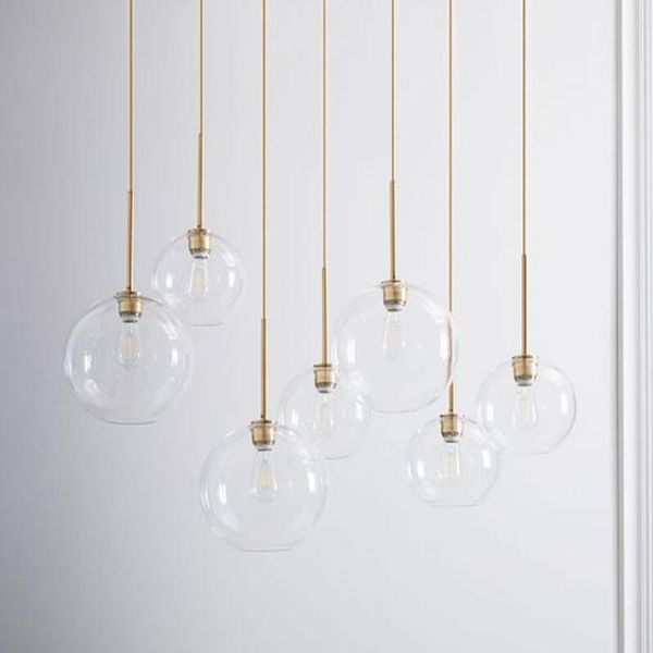 pendant lamps nordic simple glass ball chandelier lampshade restaurant bar shop decoration single head round light luxury art
pendant lamps nordic simple glass ball chandelier lampshade restaurant bar shop decoration single head round light luxury art