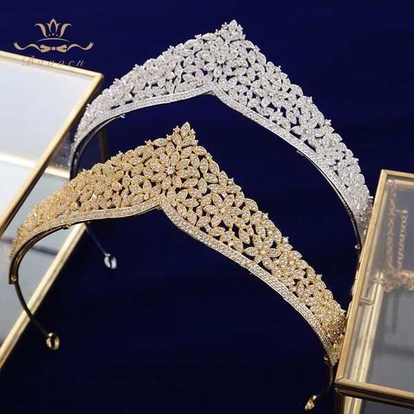 hair clips & barrettes european brides gold flower zircon hairbands crystal tiara crowns wedding accessories birthday gift, Golden;silver
hair clips & barrettes european brides gold flower zircon hairbands crystal tiara crowns wedding accessories birthday gift, Golden;silver