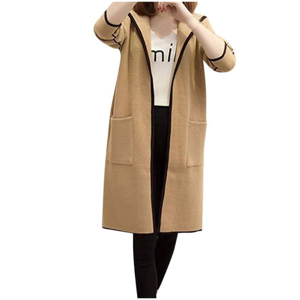 women's wool & blends ostrich the winter look is a casual, solid color cardigan pocket hoodie, Black
women's wool & blends ostrich the winter look is a casual, solid color cardigan pocket hoodie, Black